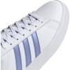 imageadidas Womens Grand Court 20 Tennis ShoeWhiteBlue Spark MetBlue Spark