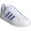 imageadidas Womens Grand Court 20 Tennis ShoeWhiteBlue Spark MetBlue Spark