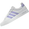 imageadidas Womens Grand Court 20 Tennis ShoeWhiteBlue Spark MetBlue Spark