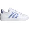 imageadidas Womens Grand Court 20 Tennis ShoeWhiteBlue Spark MetBlue Spark