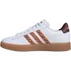 imageadidas Womens Grand Court 20 Tennis ShoeWhiteHazy CopperGum