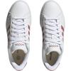 imageadidas Womens Grand Court 20 Tennis ShoeWhitePink StrataWhite