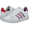 imageadidas Womens Grand Court 20 Tennis ShoeWhitePower RedWhite