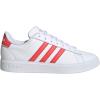 imageadidas Womens Grand Court 20 Tennis ShoeWhiteSemi Lucid RedWhite