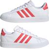 imageadidas Womens Grand Court 20 Tennis ShoeWhiteSemi Lucid RedWhite