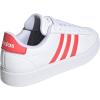 imageadidas Womens Grand Court 20 Tennis ShoeWhiteSemi Lucid RedWhite