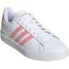 imageadidas Womens Grand Court 20 Tennis ShoeWhiteSemi Pink SparkGold Metallic