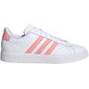 imageadidas Womens Grand Court 20 Tennis ShoeWhiteSemi Pink SparkGold Metallic