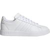 imageadidas Womens Grand Court 20 Tennis ShoeWhiteWhiteGold Metallic