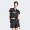 imageadidas Womens Tiro Colorblock Cropped TeeBlack