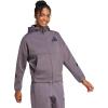 imageadidas Womens Zne FullZip HoodieGrey Strata