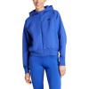 imageadidas Womens Zne FullZip HoodieSemi Lucid Blue
