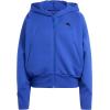 imageadidas Womens Zne FullZip HoodieSemi Lucid Blue