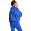 imageadidas Womens Zne FullZip HoodieSemi Lucid Blue