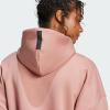 imageadidas Womens Zne FullZip HoodieWarm Clay