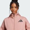 imageadidas Womens Zne FullZip HoodieWarm Clay