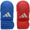 imageadidas  WKF Karate Mitts for Men Women ampamp Kids  Intermediate and Advanced Level Training Gloves  with Injection Mould Padding Perfect for Training and Sparring  WKF Approved  No Thumb