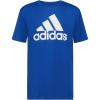 imageadidas Boys Plus Size Short Sleeve Aeroready Performance Logo Tee TShirtTeam Royal Blue