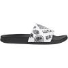 imageadidas Unisex Adult Adilette Comfort SlideWhiteBlackBlack