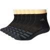 imageadidas Unisex Kids Quarter Ankle Socks for Boys and Girls Youth 6Pack Athletic Cushioned and Comfortable DiscontinuedBlackOnix GreyNight GreyStripe