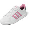White/Bliss Pink/Court Green