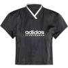 imageadidas Womens Tiro Colorblock Cropped TeeBlack