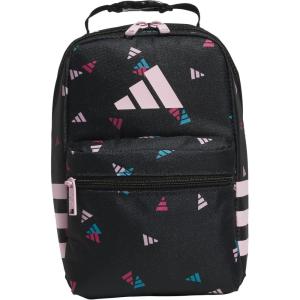 imageadidas Santiago Lunch Bag Cooler for Women and Men Insulated Food Container Box with Mesh Pocket BlackWhite30 One Size3 Bar Toss Blackclear PinkBlackClear Pink30