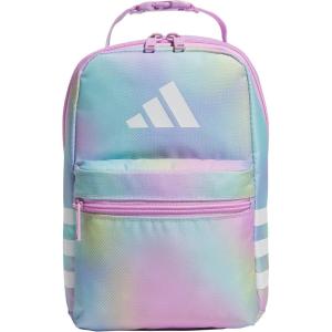 imageadidas Santiago Lunch Bag Cooler for Women and Men Insulated Food Container Box with Mesh Pocket BlackWhite30 One SizeHalftone Gradient Bliss LilacBliss Lilac Purple30