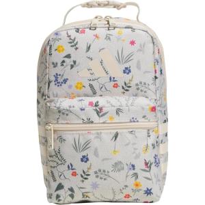 imageadidas Santiago Lunch Bag Cooler for Women and Men Insulated Food Container Box with Mesh Pocket BlackWhite30 One SizeMeadow Floral Wonder WhiteWonder White30