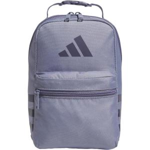 imageadidas Santiago Lunch Bag Cooler for Women and Men Insulated Food Container Box with Mesh Pocket BlackWhite30 One SizeSilver Violet PurplePreloved Violet30