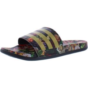 imageadidas Unisex Adult Adilette Comfort SlideBlackGold MetallicMulti Color
