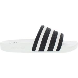 imageadidas UnisexAdult Adilette SlidesBeach WhiteBlackwhite