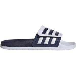imageadidas UnisexAdult Adilette SlidesWhiteDark BlueWhite Tnd