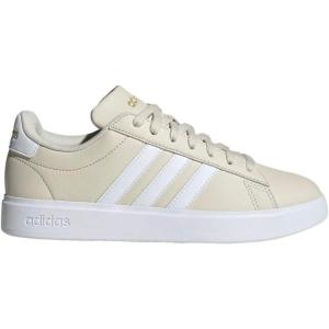 imageadidas Womens Grand Court 20 Tennis ShoeAluminaCloud WhiteGold Metallic