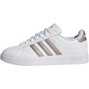 imageadidas Womens Grand Court 20 Tennis ShoeFtwr White Platin Met Platin Met