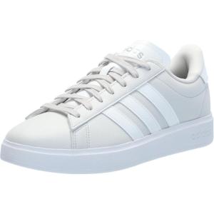 imageadidas Womens Grand Court 20 Tennis ShoeGreyWhiteWhite
