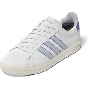 imageadidas Womens Grand Court 20 Tennis ShoeWhiteHalo BlueCobalt Blue