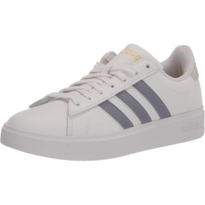 imageadidas Womens Grand Court 20 Tennis ShoeWhiteSilver VioletDash Grey