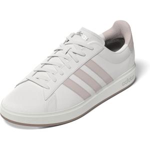 imageadidas Womens Grand Court 20 Tennis ShoeWhiteWonder QuartzLinen Green Met