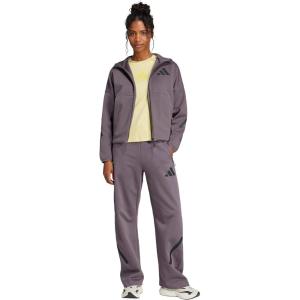 imageadidas Womens Zne FullZip HoodieGrey Strata