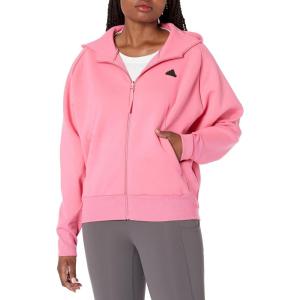 imageadidas Womens Zne FullZip HoodiePink Fusion