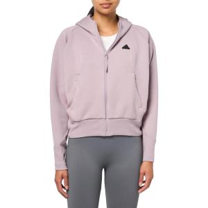 imageadidas Womens Zne FullZip HoodiePreloved Fig