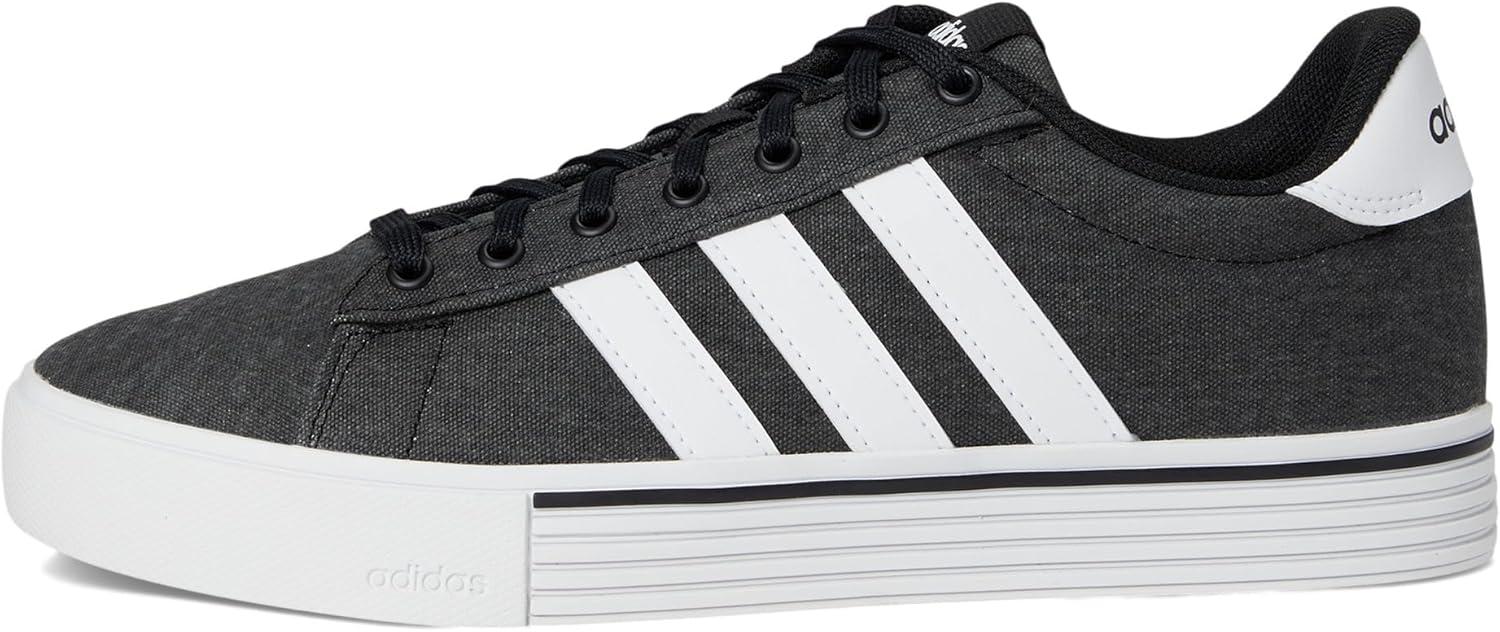 imageadidas Mens Daily 40 SneakerBlackWhiteBlack
