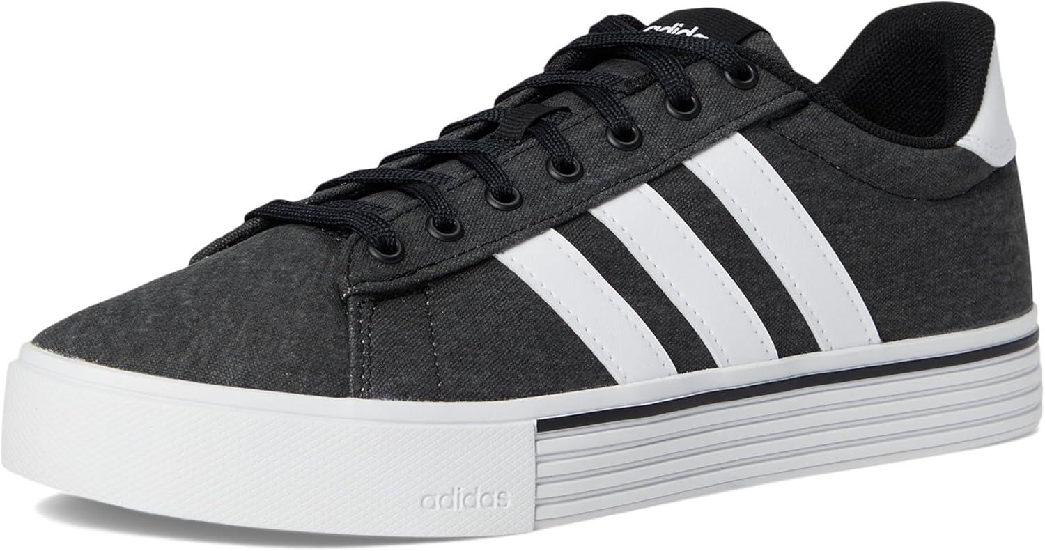 imageadidas Mens Daily 40 SneakerBlackWhiteBlack