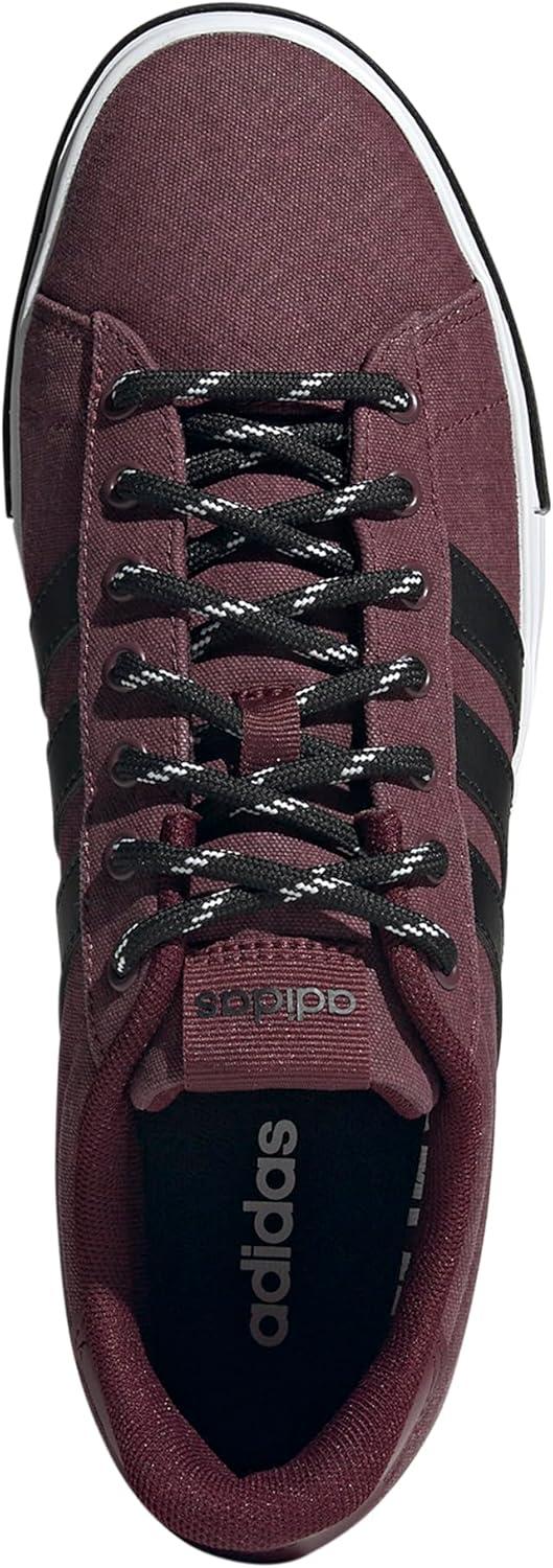 imageadidas Mens Daily 40 SneakerMaroonBlackWhite