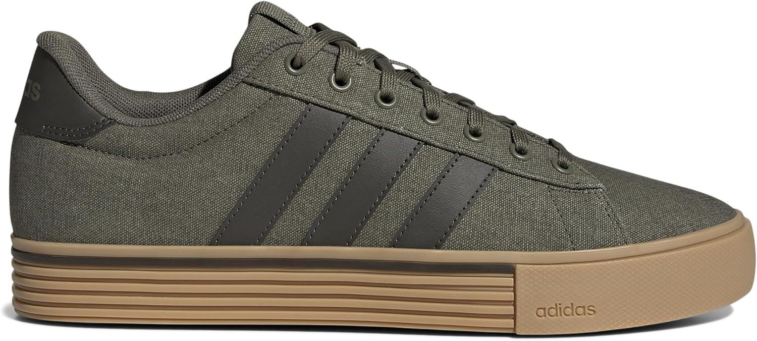 imageadidas Mens Daily 40 SneakerOlive StrataShadow OliveGum
