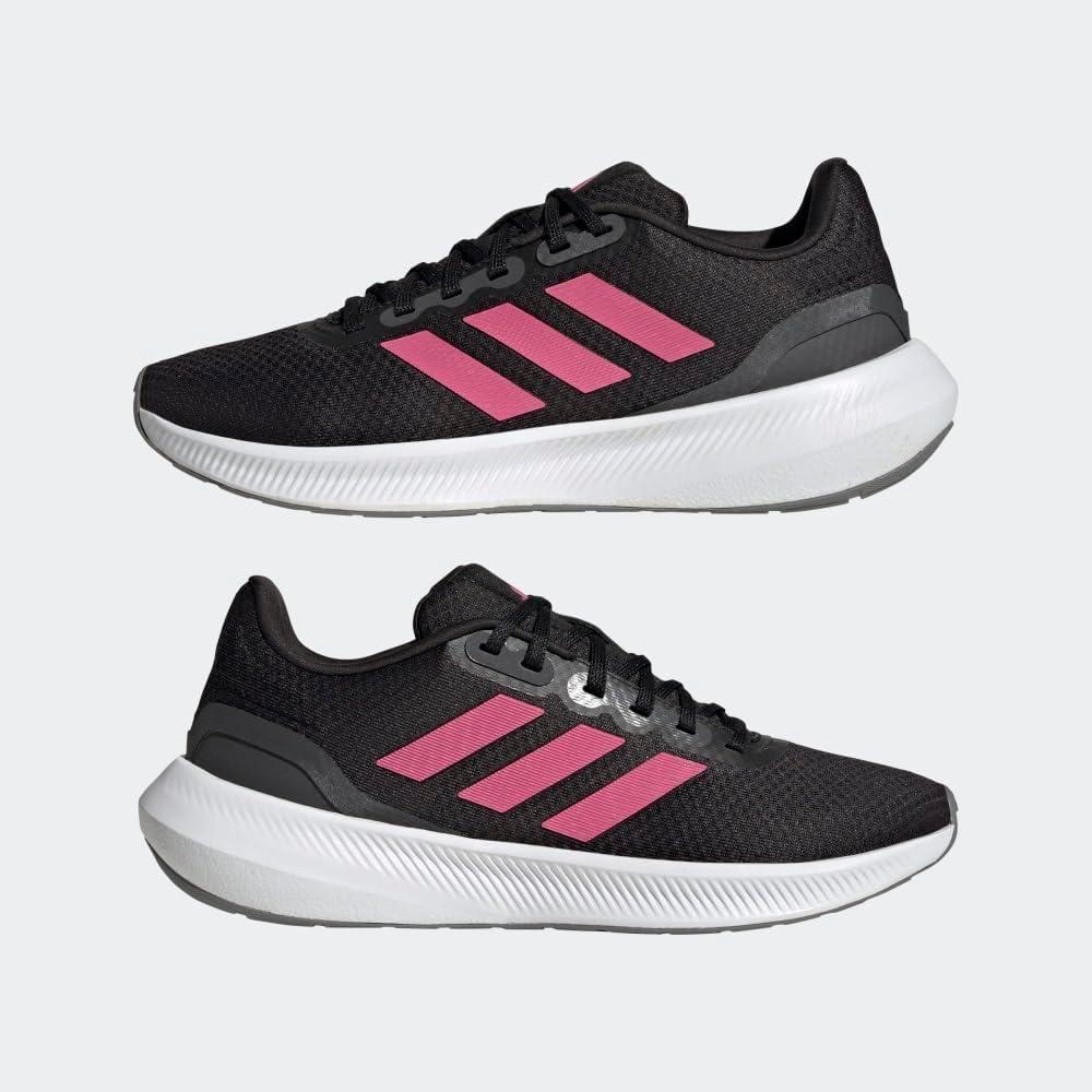 imageadidas Mens Running ShoeBlackPulse MagentaGrey