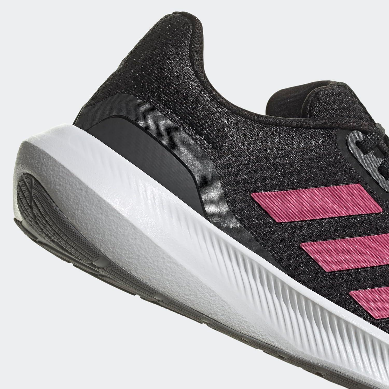 imageadidas Mens Running ShoeBlackPulse MagentaGrey