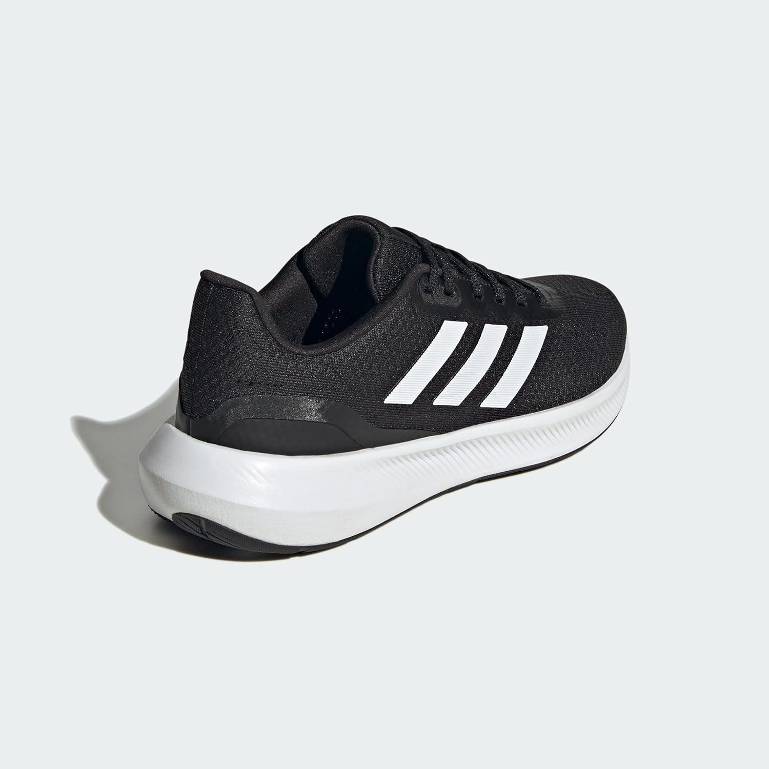 imageadidas Mens Running ShoeBlackWhiteBlack