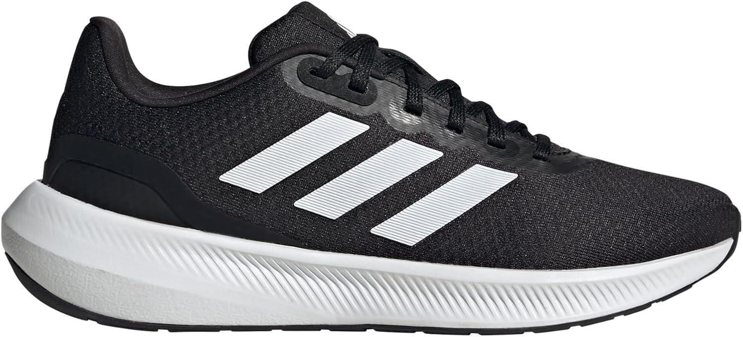 imageadidas Mens Running ShoeBlackWhiteBlack